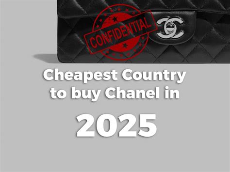 cheapest country to buy chanel perfume